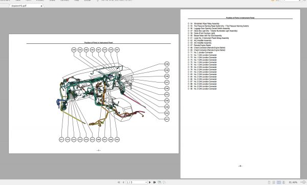 Toyota Avalon HV 2013 Electrical Wiring Diagram 2
