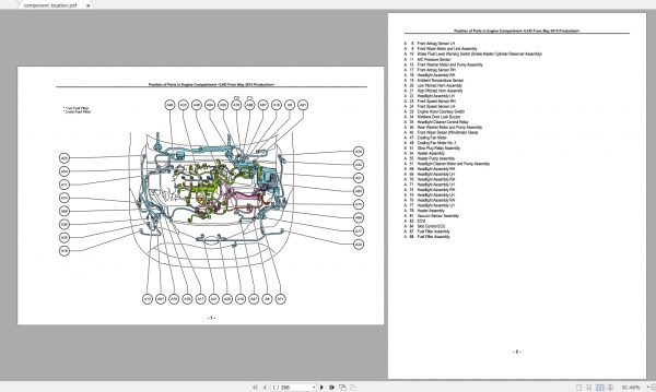 Toyota Avensis Diesel 2009 2015 Electrical Wiring Diagram 1