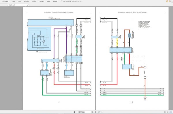 Toyota Avensis Diesel 2009 2015 Electrical Wiring Diagram 2