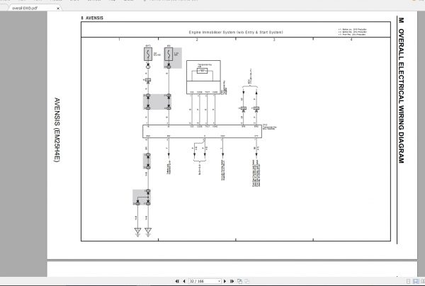 Toyota Avensis Diesel 2009 2015 Electrical Wiring Diagram 3