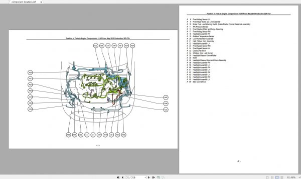Toyota Avensis Petrol 2009 15 Electrical Wiring Diagram 1