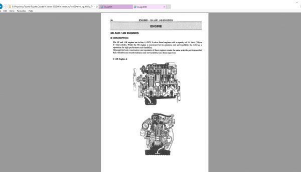 Toyota Coaster 200608 Workshop Service Manual 2