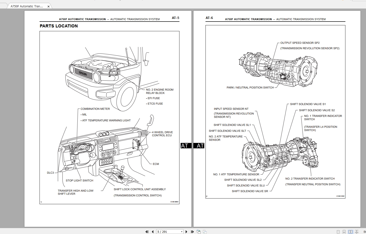 2007 FJ CRUISER WORKSHOP MANUAL visual data 4