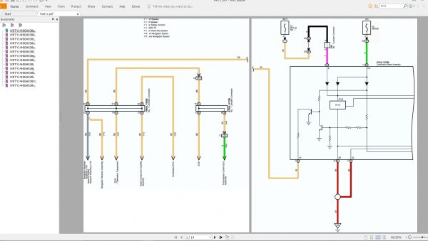 Toyota Highlander HV 2016 Electrical Wiring Diagram 1