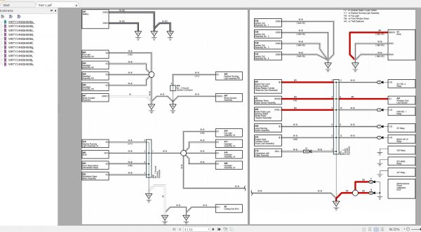 Toyota Highlander HV 2016 Electrical Wiring Diagram 2