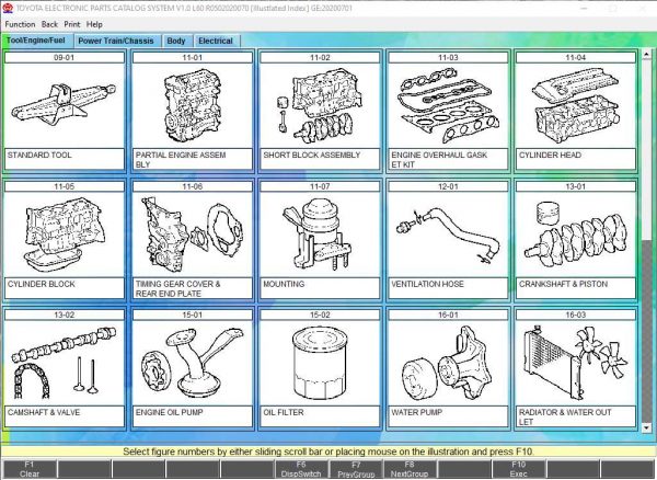Toyota Lexus EPC ALL REGIONS 072020 PARTS CATALOG 1 1