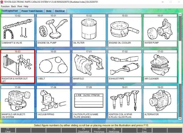 Toyota Lexus EPC ALL REGIONS 072020 PARTS CATALOG 5 1
