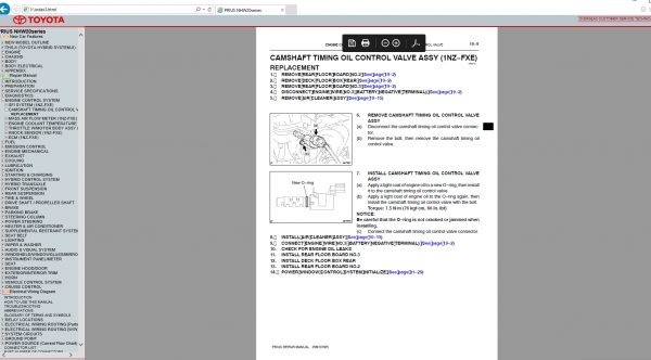 Toyota Prius 200308 Workshop Service Manual 3