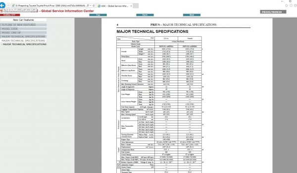 Toyota Prius 2008 Workshop Service Manual 3