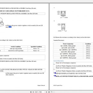 Toyota Prius 2010 Electrical Wiring Diagram Repair Manual 3