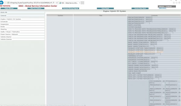 Toyota Prius 201207 Workshop Service Manual 2