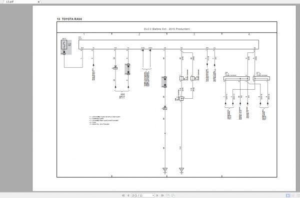 2Toyota RAV 4 2013 2017 Electrical Wiring Diagram 2