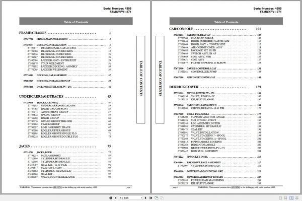Atlas Copco PV271 Parts List4355 2