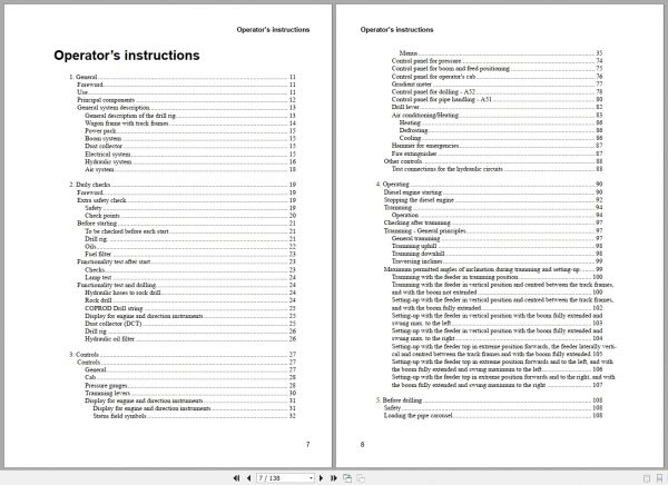 Atlas Copco ROC L7CR II Operators Instructions9852087901 2