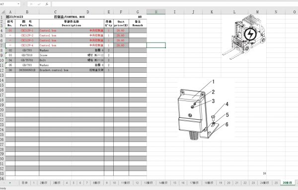 Attack Forklift 2 35T Classic IC forkliftSparePartsManualsENCN 3