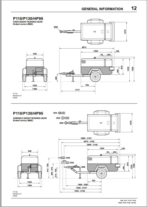 Bobcat IR Compressor P90 P180 Operation Maintenance Manual with Parts Catalogue 3