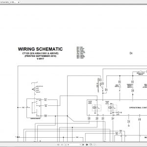 Bobcat Compact Tractor CT120 Hydraulic Electrical Schematic 1