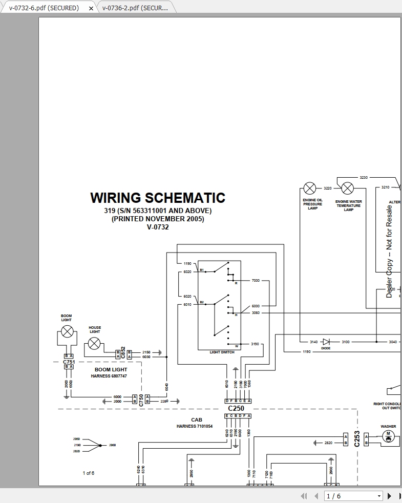 Bobcat Excavator 319 Hydraulic Electrical Schematic 1