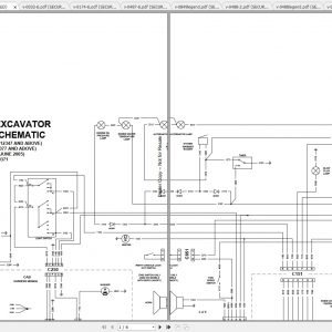 Bobcat Excavator 320 322 Hydraulic Electrical Schematic 1