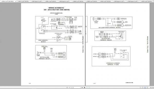 Bobcat Excavator 335 Hydraulic Electrical Schematic 3