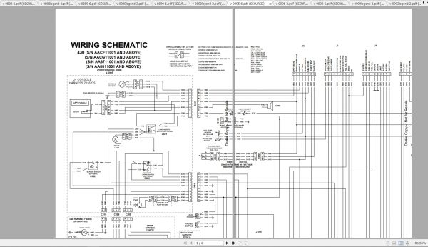 Bobcat Excavator 430 Hydraulic Electrical Schematic 1