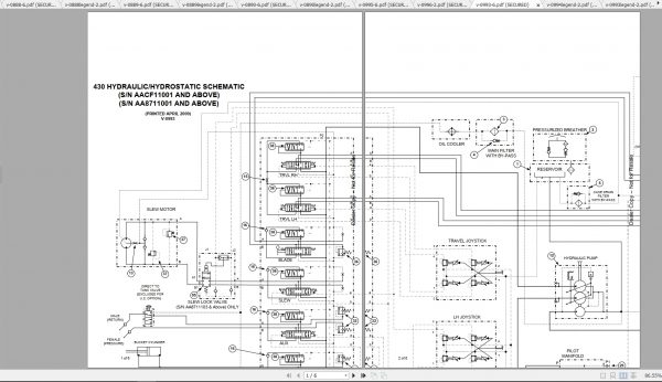 Bobcat Excavator 430 Hydraulic Electrical Schematic 2