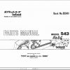 Bobcat Loader 543 Parts Manual 1
