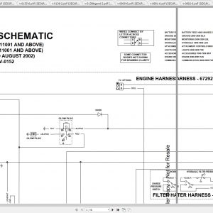 Bobcat Loader 553 Hydraulic Electrical Schematic 1