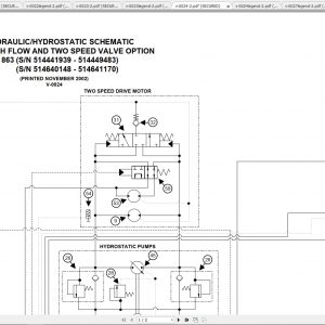 Bobcat Loader 863 Hydraulic Electrical Schematic 2