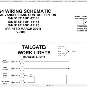 Bobcat Loader 864 Hydraulic Electrical Schematic 1