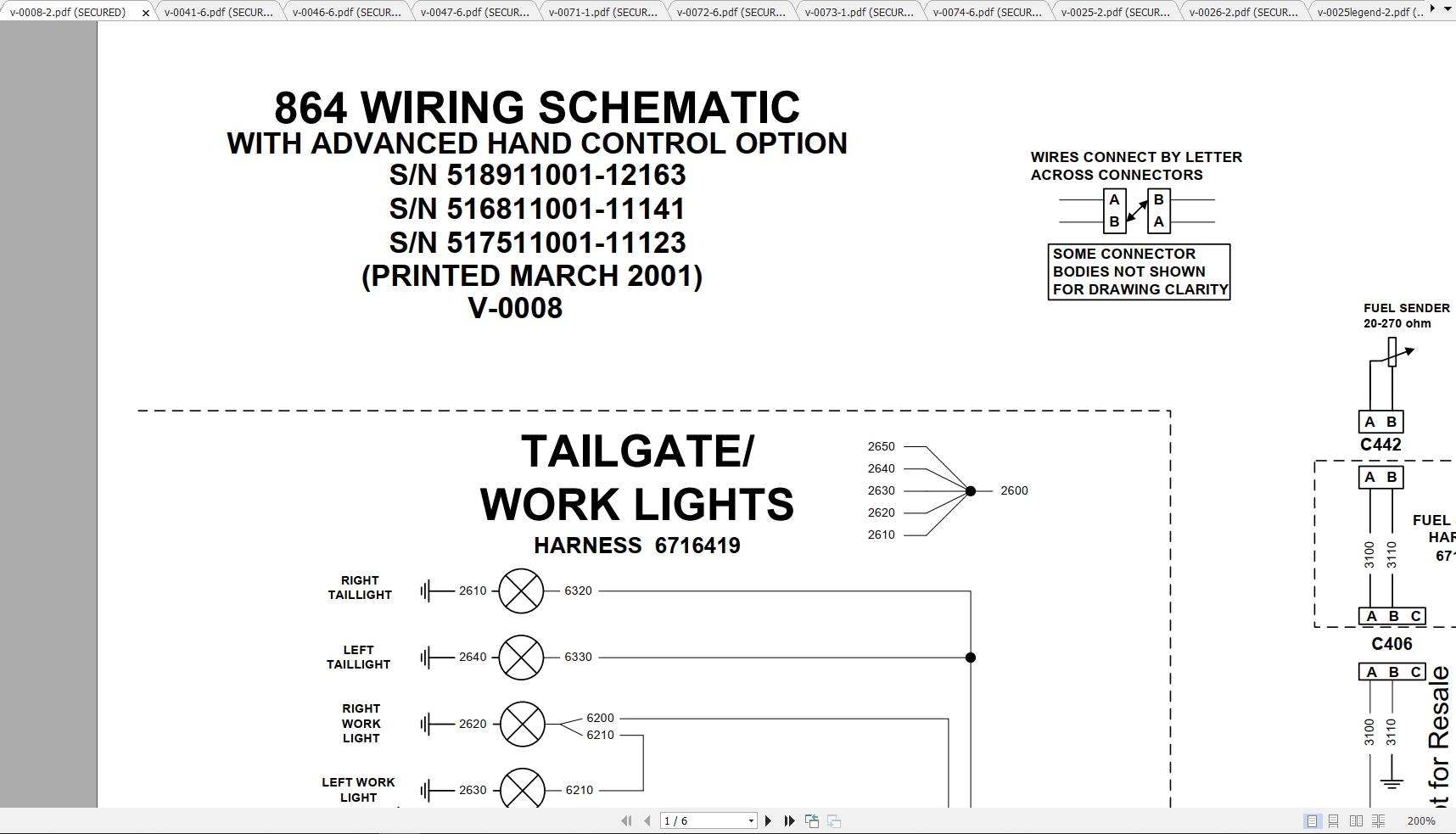 Bobcat Loader 864 Hydraulic Electrical Schematic 1
