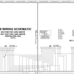 Bobcat Loader A220 Hydraulic Electrical Schematic 1
