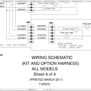 Bobcat Loader A770 Hydraulic Electrical Schematic 1