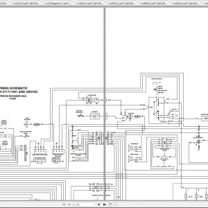 Bobcat Loader Backhoe B300 Hydraulic Electrical Schematic 1
