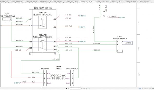 Bobcat Loader MT52 MT55 Hydraulic Electrical Schematic 3