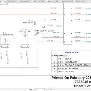 Bobcat Loader MT85 Hydraulic Electrical Schematic 1