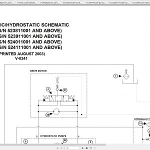 Bobcat Loader S150 S160 Hydraulic Electrical Schematic 1