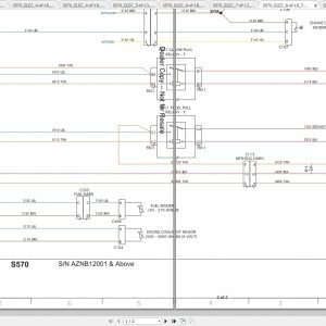 Bobcat Loader S570 Hydraulic Electrical Schematic 1
