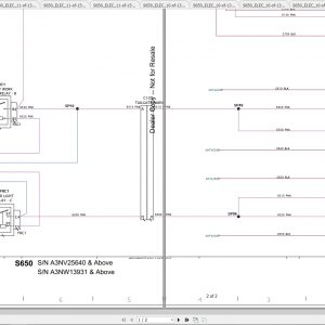 Bobcat Loader S650 Hydraulic Electrical Schematic 1