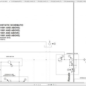 Bobcat Loader S70 Hydraulic Electrical Schematic 1