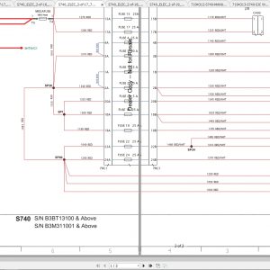 Bobcat Loader S740 Hydraulic Electrical Schematic 1