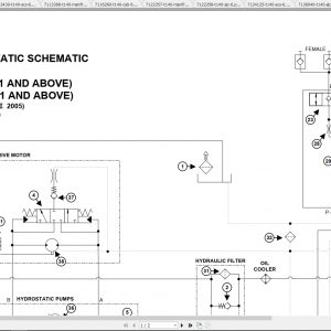 Bobcat Loader T140 Hydraulic Electrical Schematic 2