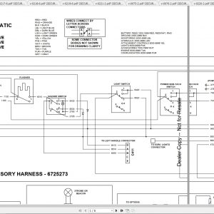 Bobcat Loader T200 Hydraulic Electrical Schematic 1