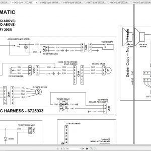 Bobcat Loader T250 Hydraulic Electrical Schematic 1