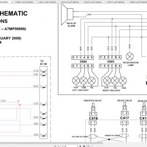 Bobcat Loader T320 Hydraulic Electrical Schematic 1