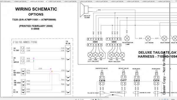 Bobcat Loader T320 Hydraulic Electrical Schematic 1