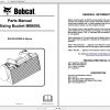 Bobcat Mixing Bucket Parts Manuals 2