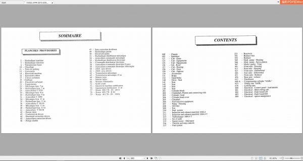 Bobcat Sambron Multiscopic TeleHandler Serie 3000 Spare Parts Catalog755520 2