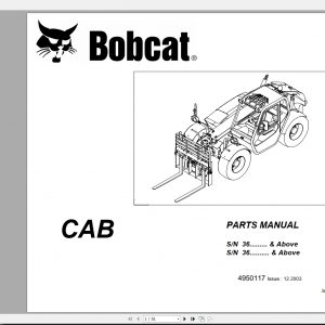 Bobcat TeleHandler Cab Parts Manual4950117 1