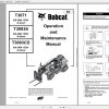 Bobcat Telescopic Handler T3071 T3093 Operation Maintenance Manuals 1